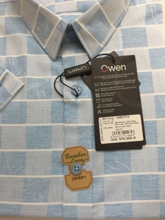 Áo sơ mi cộc tay owen