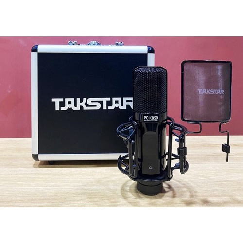 Takstar PC K850 Mic Thu Âm Hàng Loại 1, Thiết Kế Sang Trọng, Chuyên Hát Livestream, Thu Âm Đỉnh Cao. Bảo Hành 12 Tháng.