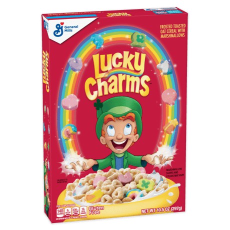 Bánh ăn sáng cho bé Lucky Charm 297gr USA