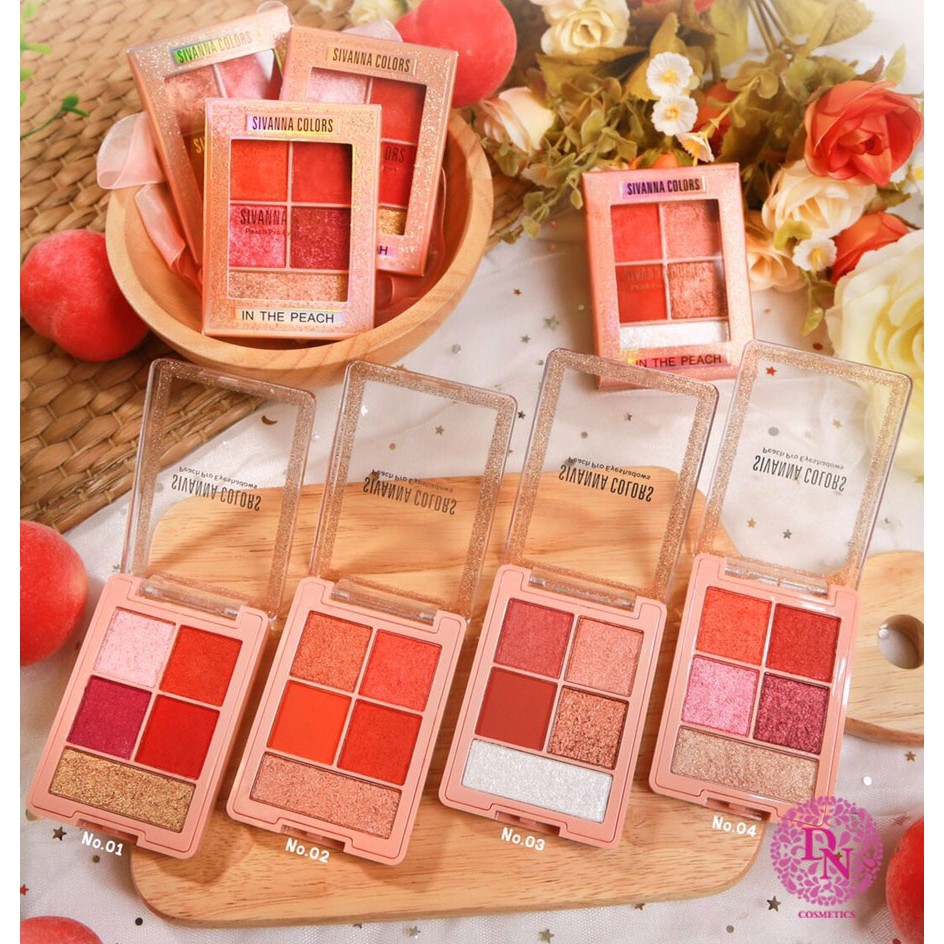 Bảng Mắt 3 ô Sivanna Peach Pro Blush HF6030 3g