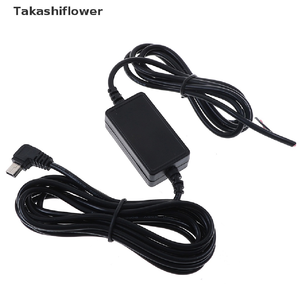Cáp sạc Mini USB thích hợp cho camera hành trình xe hơi DVR 12V/24V sang 5V