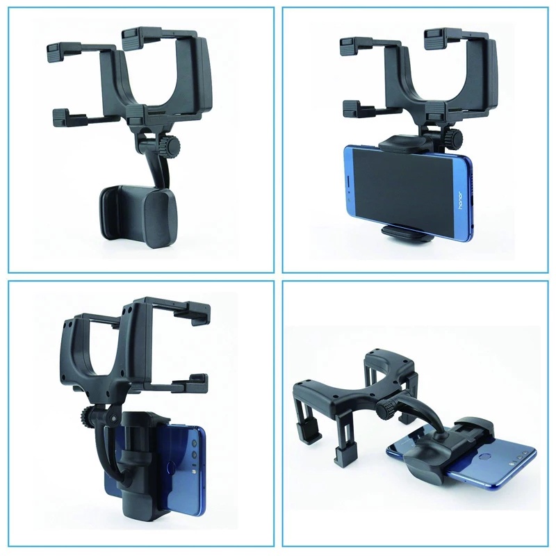 Giá Đỡ ĐiệN ThoạI Xoay 360 Độ GắN Gương ChiếU HậU Xe Ô Tô