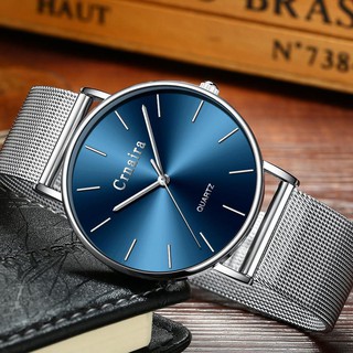 (CHÍNH HÃNG) Đồng Hồ Nam CRNAIRA JAPAN C2079 Máy SIÊU Mỏng Dây Thép Mành Cao Cấp- FUL BOX