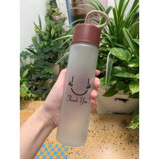 Bình Nước Thủy Tinh Mờ R&B 350ml
