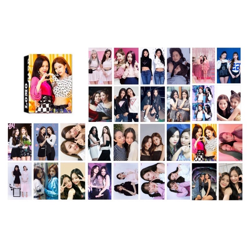 UNOFFLomo hình ảnh OTP Jensoo Jennie Jisoo 1 hộp 30 tấm