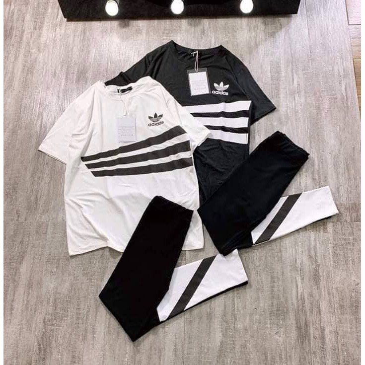 Bộ thể thao Phối 3 Sọc siêu HOT, đồ bộ quần dài Chất Thun Cotton 100%. | BigBuy360 - bigbuy360.vn