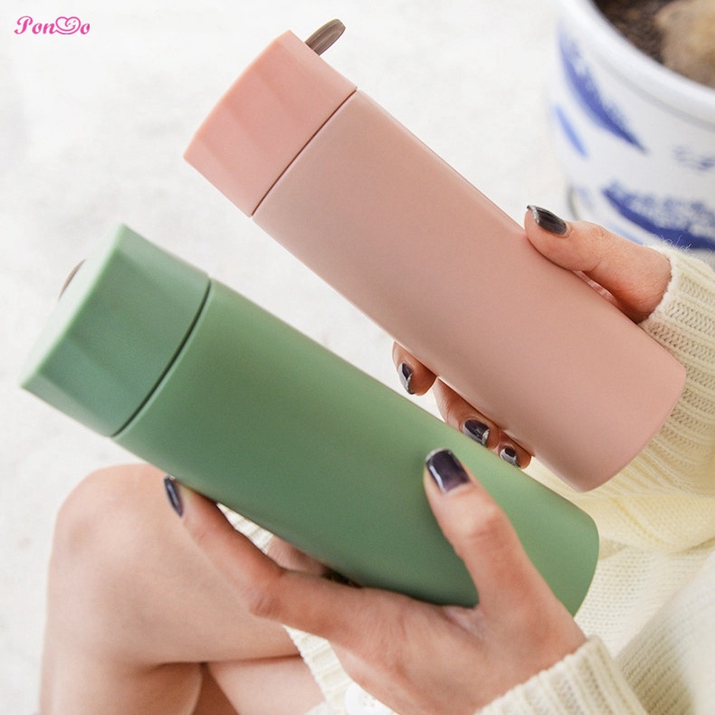 Bình Nước Giữ Nhiệt Bằng Thép Không Gỉ 304 300Ml Màu Sắc Ngọt Ngào