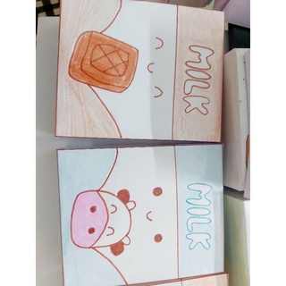 Squishy giấy sữa các vị handmade.