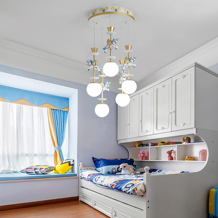 Đèn trần phòng ngủ, đèn thả trần ngộ nghĩnh xinh xắn cho bé PH-D007