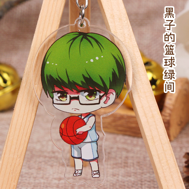 Móc khóa nhựa acrylic hình nhân vật Anime YUR on Titan Kuroko Tetsuya