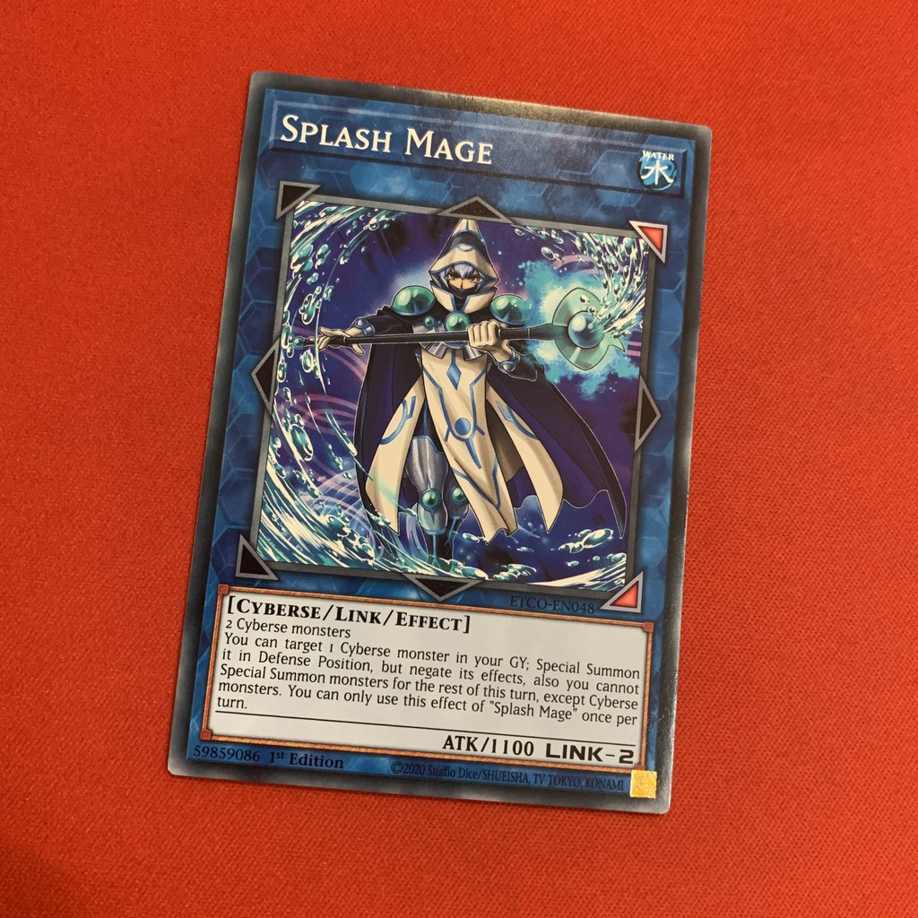 EN]Thẻ Bài Yugioh Chính Hãng] Splash Mage