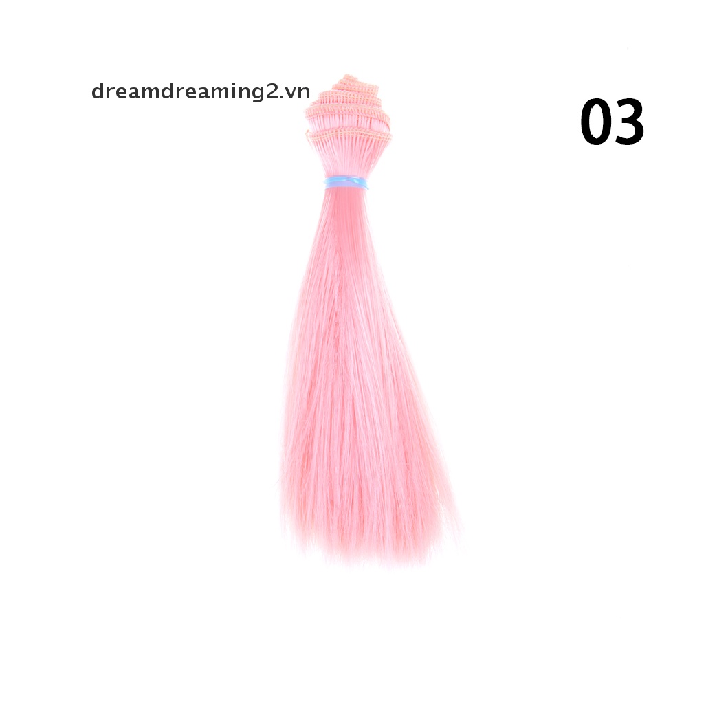 Tóc giả nhiều màu sắc cho búp bê 15cm 1 / 3 / 1 / 4 1 / 6