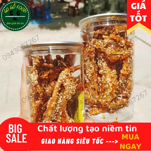 CÁ MAI, CÁ KHOAI RIM TẨM MÈ GIÒN RỤM THƠM NGON (hũ pet 200gr)