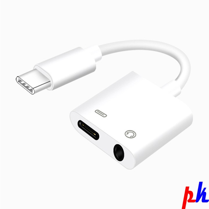 Jack chuyển Type C sang 3.5 kèm sạc TC07