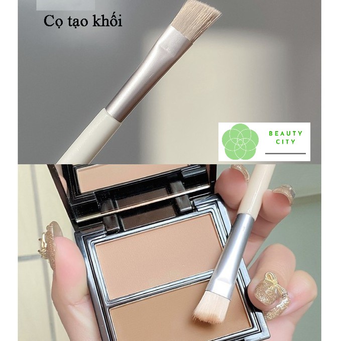 Bộ Cọ Trang Điểm Make Up Cá Nhân 8 Cây Tặng Kèm Túi Zip Vintage