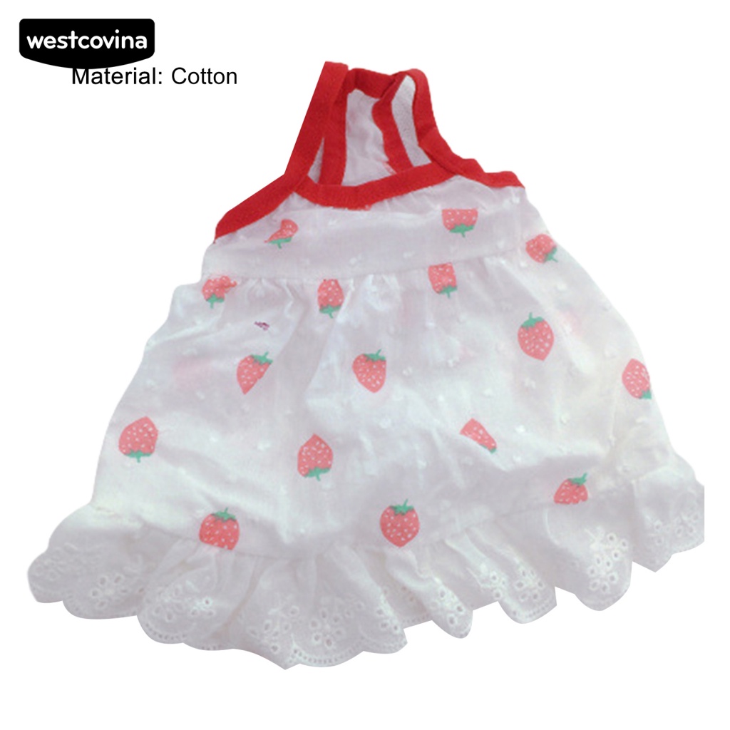 (MớI) Đầm Hai Dây Có Thể Giặt Cho Thú Cưng