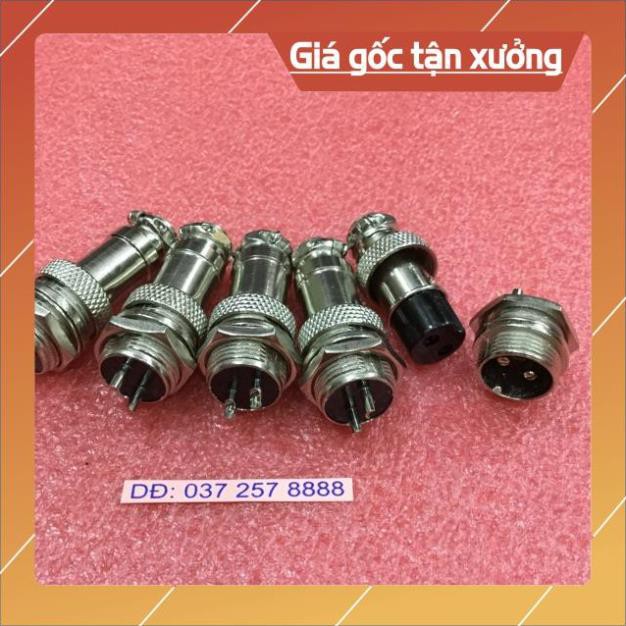 . Jack sắt M16GX16 đực cái 2 P (5 chiếc) ..