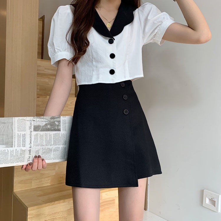 Chân Váy Lưng Cao Phong Cách Phương Tây Cho Nữ váy nữ WT-DQ-10