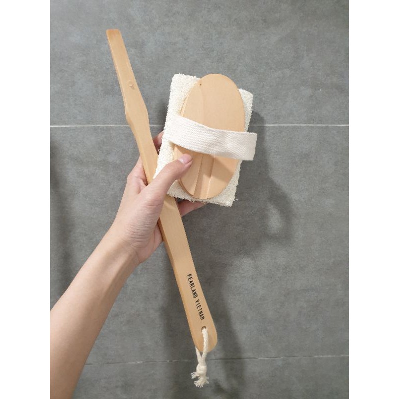 Bàn Chải Kỳ Lưng - Bàn Chải Tắm - Tẩy Da Chết Từ Xơ Mướp Tự Nhiên | BigBuy360 - bigbuy360.vn