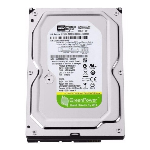 Ổ CỨNG HDD W.D 500GB G reen - CHUYÊN PC - BH 24 THÁNG