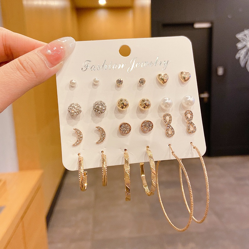 Set Bông Tai Thiết Kế Đơn Giản Thời Trang Mùa Hè Mới 2021 Cho Nữ