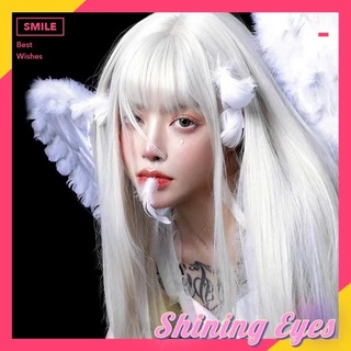 Tóc giả dài thẳng che phủ toàn diện phong cách lolita thông dụng