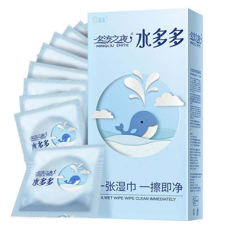 Bao cao su nội địa Trung quốc, bao cao su cá heo siêu mỏng góic nước hộp 100cái