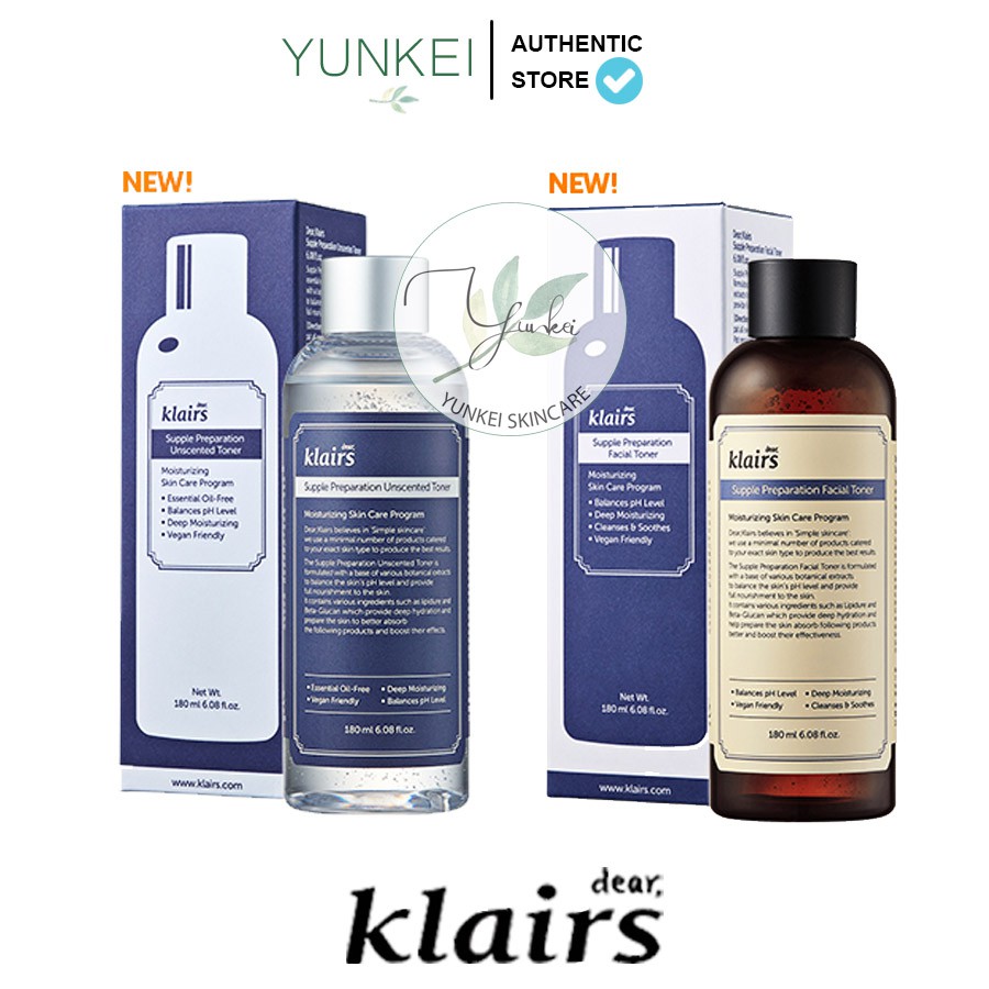 Nước hoa hồng Klairs Supple Preparation Unscented Toner 180ml | BigBuy360 - bigbuy360.vn
