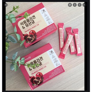 Bột Uống Collagen Lựu Bio Cell Pomegranate Collagen & Probiotics HỘP 30 TÚI