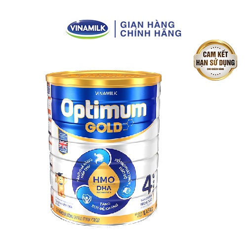 Sữa bột Optimum Gold 4 hộp thiếc 850g/1450g