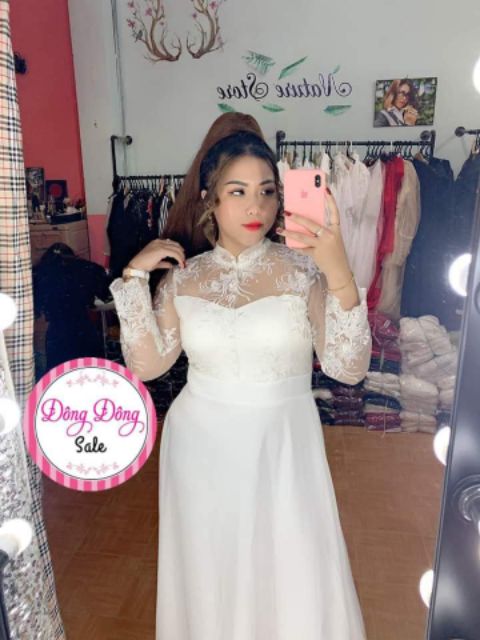 Váy maxi ren xinh xắn