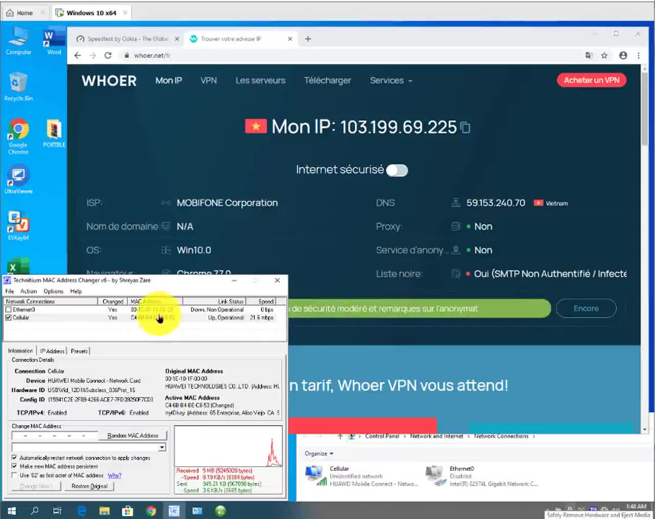 Dcom 3g đổi ip Huawei E3531 MS2131, đổi mac, chạy tất cả các sim -Simstore | BigBuy360 - bigbuy360.vn