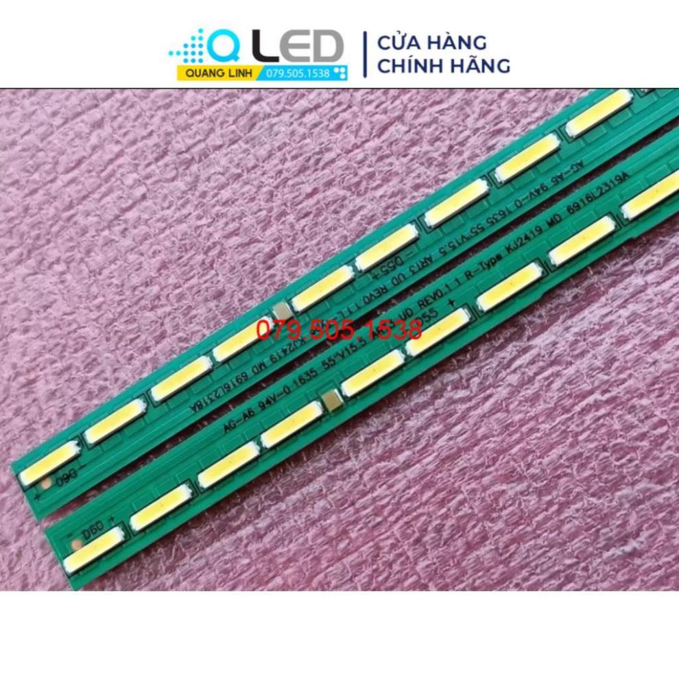 THANH LED VIỀN TIVI LG 55UH610 - UH617 - UH6150 - UH616V - UF6450 - UF6430 HÀNG CHÍNH HÃNG MỚI 100% LẮP ZIN