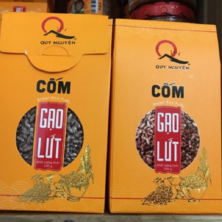 Cốm Gạo Lứt Đỏ Quy Nguyên 100gr