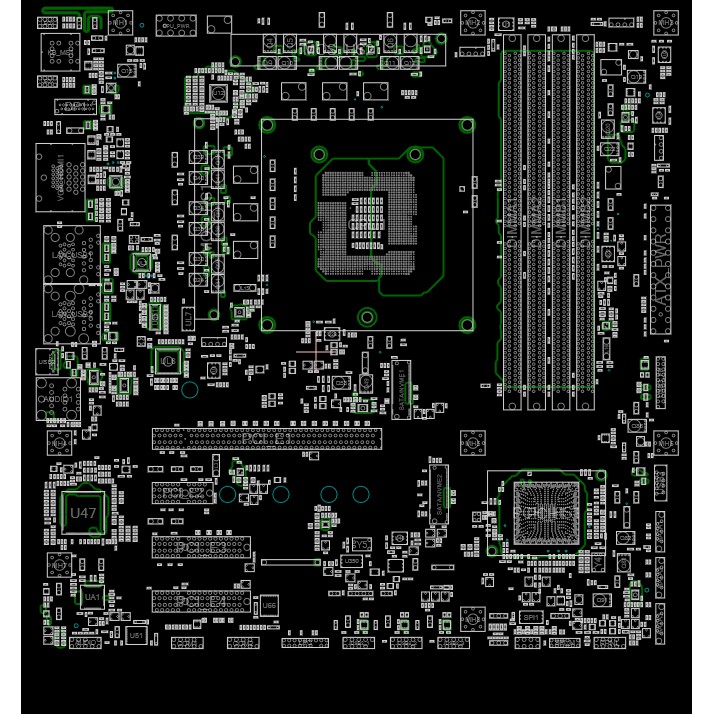 Sơ đồ mạch Boardview MS-7C19 ver 1.0 1.1 MS 7C19 dùng cho thợ sửa chữa