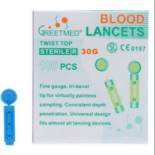 Kim lấy máy BOOD LANCETS (100 kim/hộp)