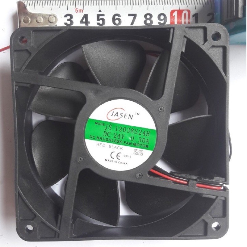 Quạt tản nhiệt máy hàn 24V, 9x9cm - 12x12cm