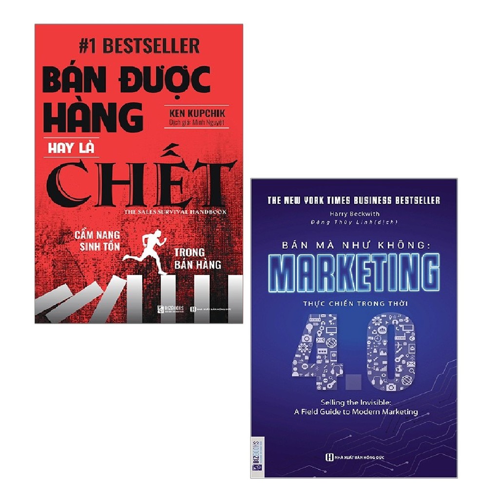 Sách MCBooks - Combo Bán Được Hàng Hay Là Chết + Bán Mà Như Không - Marketing Thực Chiến Trong Thời 4.0 ( 2 cuốn )
