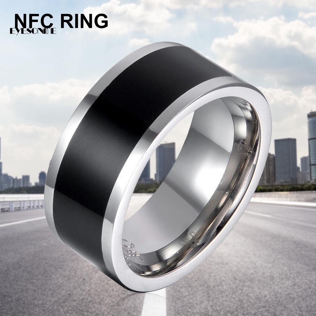 Nhẫn thép không gỉ kết nối bluetooth thông minh dành cho điện thoại
