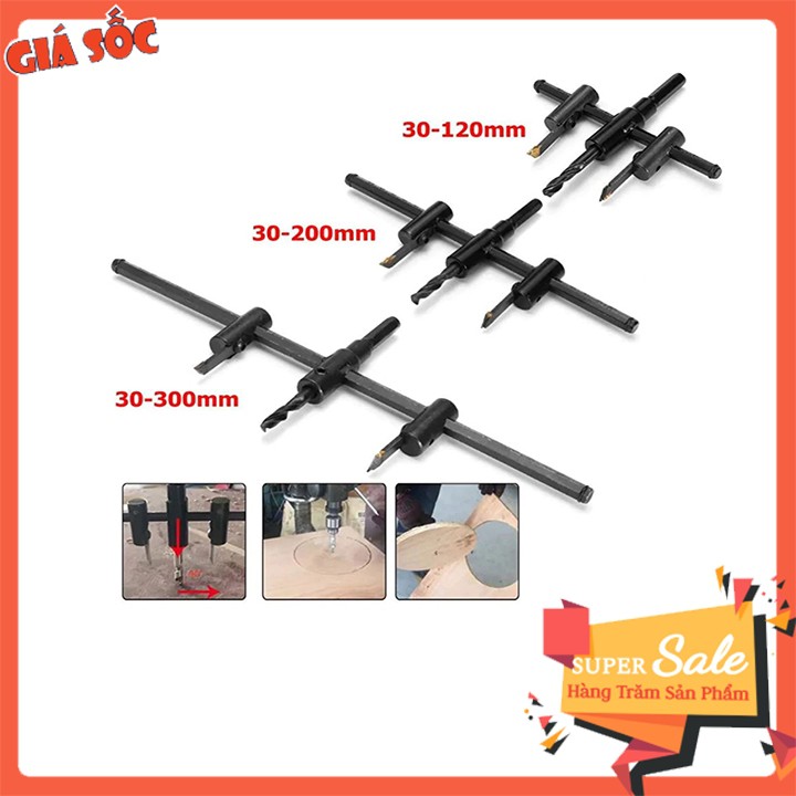 Bộ Mũi Khoét Lỗ Gỗ Thạch Cao Trần  200mm