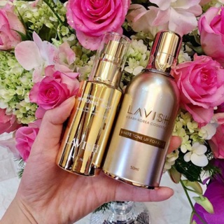 Cặp Đôi Dưỡng Trắng Chuyên Sâu Kem Face Ngày & Kem Face Đêm Lavish