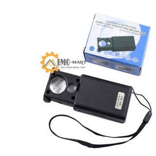[ BH 12 Tháng ] Kính lúp mini cầm tay 30x-60x ⚡️𝐅𝐑𝐄𝐄 𝐒𝐇𝐈𝐏⚡️ Đèn Led chiếu sáng và soi tiền giả - Vỏ nhựa PVC