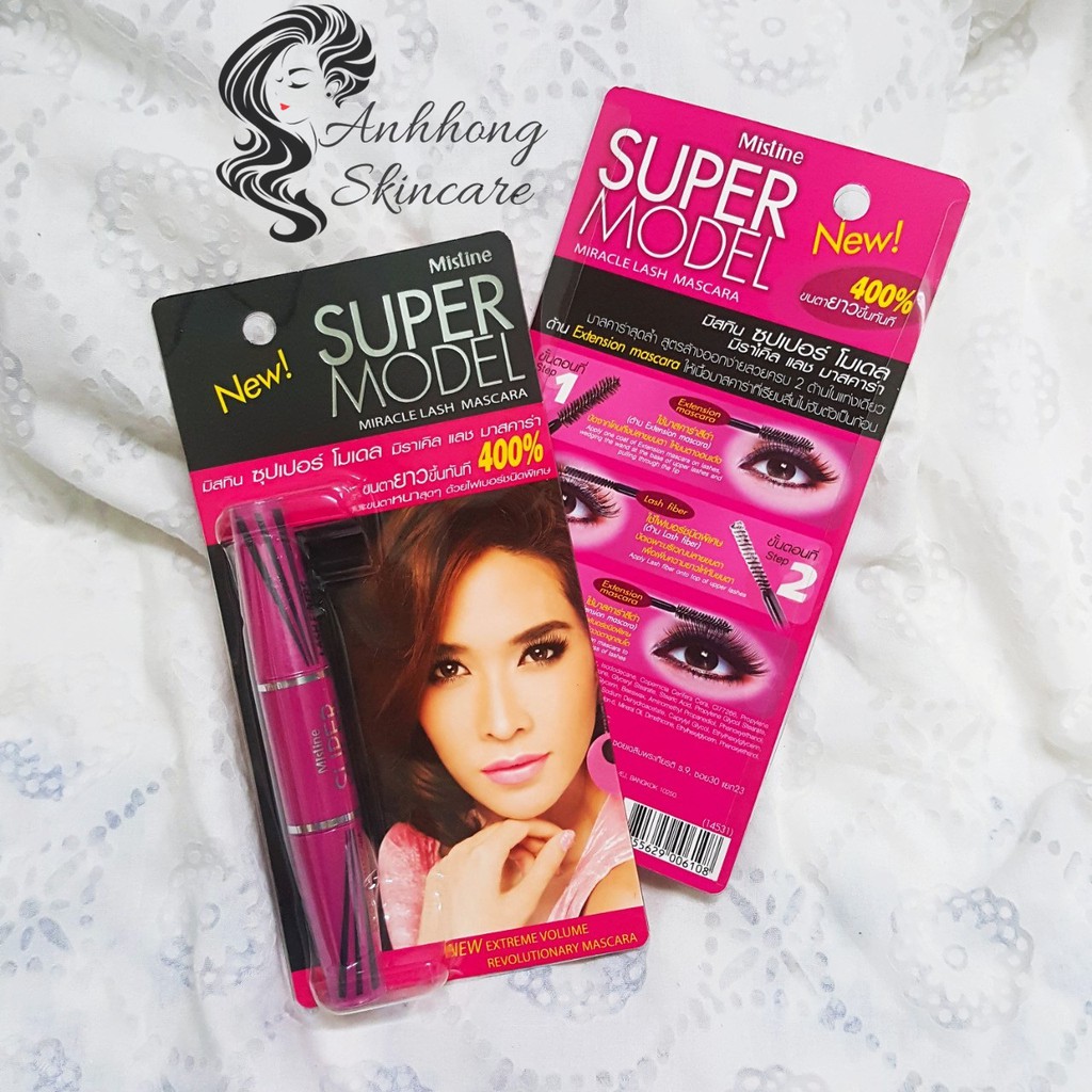 Mascara SUPER MODEL Mistine ( Hàng Chuẩn Hãng Mistine Thái Lan ) | BigBuy360 - bigbuy360.vn