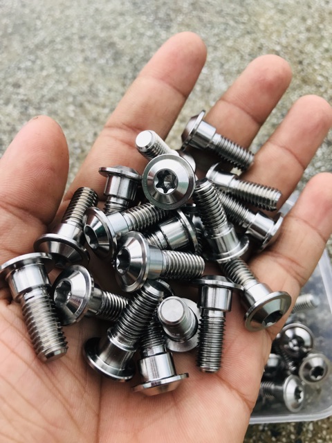 Ốc gr5 phôi trắng ốc đĩa Honda và yamaha