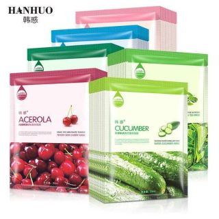 Mặt nạ trái cây nha đam trà xanh dưa leo Hanhou dưỡng đa