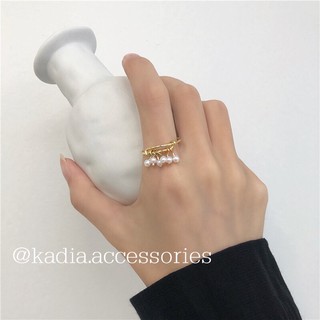 Nhẫn chuỗi hạt Hàn Quốc siêu cá tính