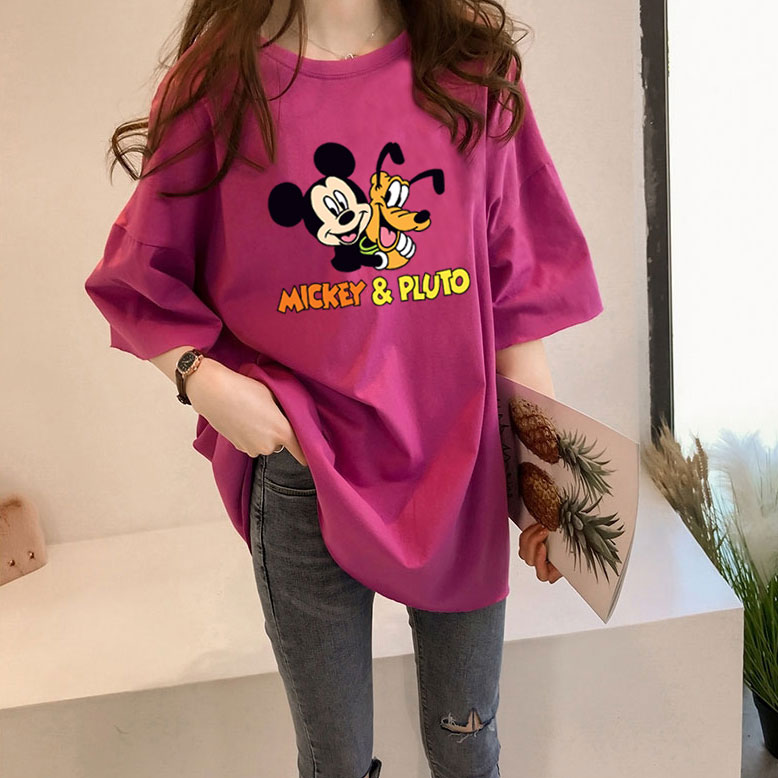 NRVP Áo Thun Ngắn Tay Dáng Rộng Thời Trang Cho Nữ