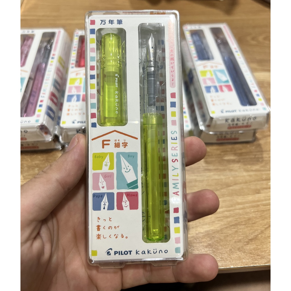 BÚT MÁY PILOT KAKUNO - thân trong suốt - có 5 màu