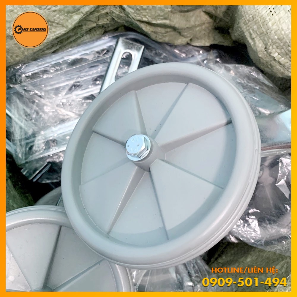 Bánh Phụ Nhựa Cứng Đa Kích Thước Cho Xe Đạp Trẻ Em 14-16-20inch - Chân Thép Siêu Dày, Bền Chắc