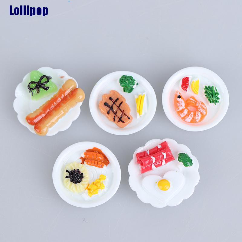 Set 5 Khay Bánh Mì Trứng 1 / 12 Trang Trí Nhà Búp Bê